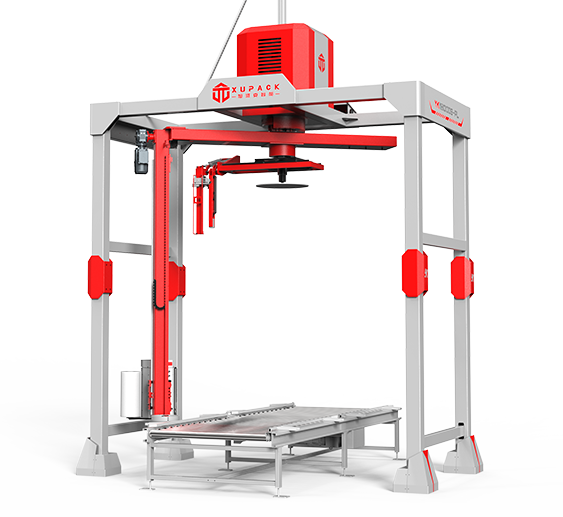 YK1800-FR-DSWMRotary Arm Online Pallet wrapping Machine