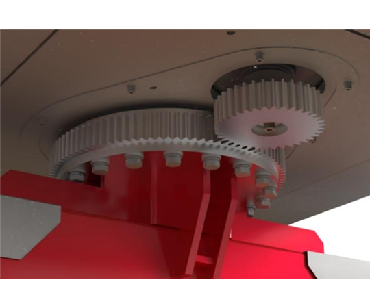 YK1800-FR-PL-DMRotary Arm Cover Film Online Wrapping Machine