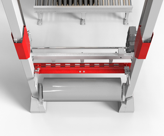 YK1800-FR-PL-DMRotary Arm Cover Film Online Wrapping Machine